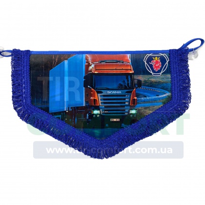 Вимпел в кабіну SCANIA (пятикутник)